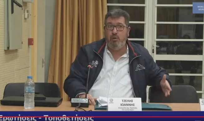 Γιαννης Τζέλης: Είμαστε αντίθετοι στην παράταση ωραρίου καταστημάτων εστίασης μέχρι τις 3πμ (βίντεο)